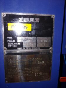 Prensa de estampación Zdas PKZZ 1000 - 1000 ton (ID:75799) - Dabrox.com