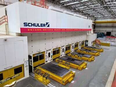 Línea de estampación Schuler G1 5P/7300 - 7300 ton (Foto 5)
