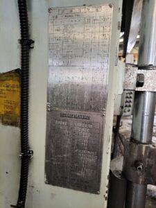 Prensa de forja Jaewoo JFP-2000 - 2000 ton (ID:76358) - Dabrox.com