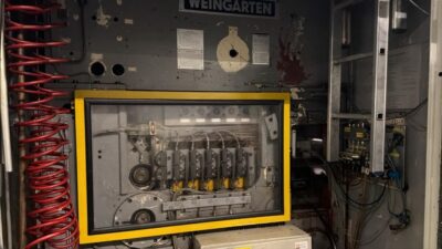 Máquina desbobinadora-enderezadora Muller Weingarten UWR 80 (Foto 6)