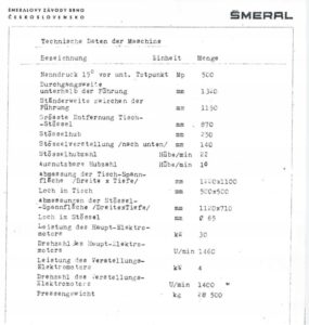 Prensa mecanicas Smeral LKO 500 S - 500 ton (ID:75362) - Dabrox.com